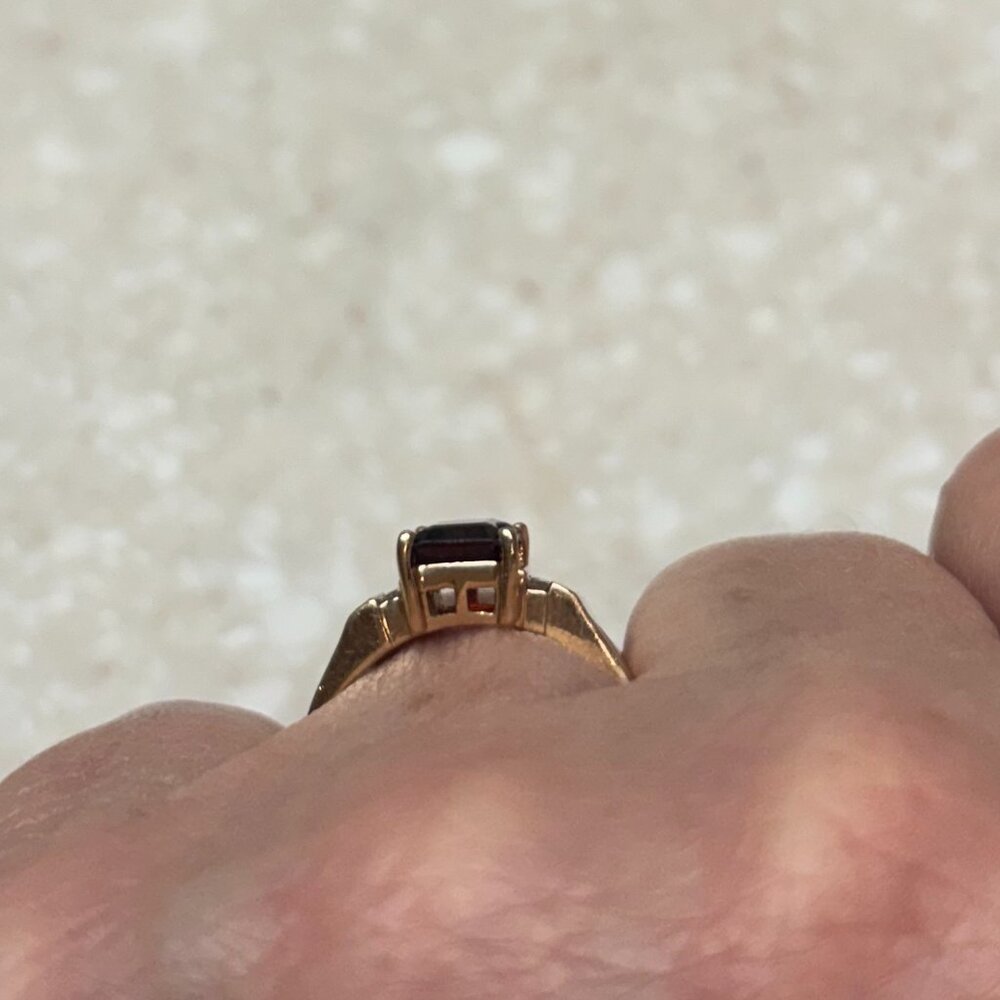 ring garnet - Picture 3 of 5